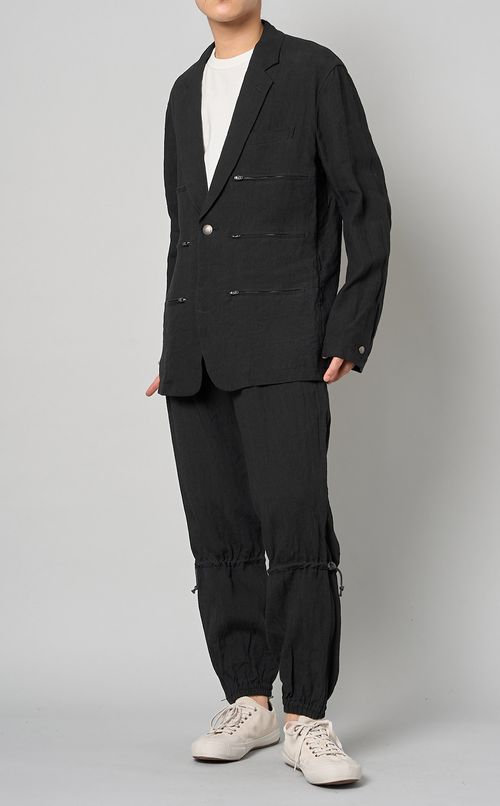 ニードローストリングサイドジップパンツ