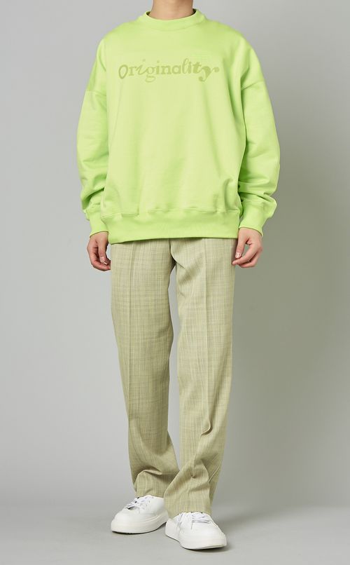 コットンロゴプルオーバー