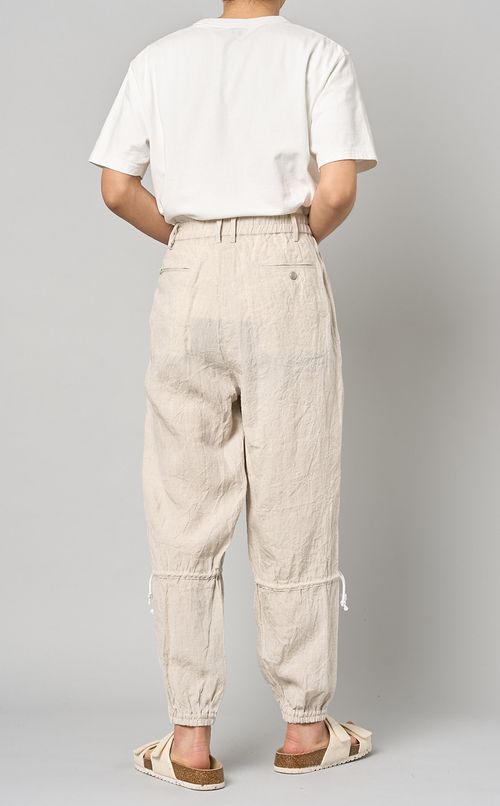 ニードローストリングサイドジップパンツ