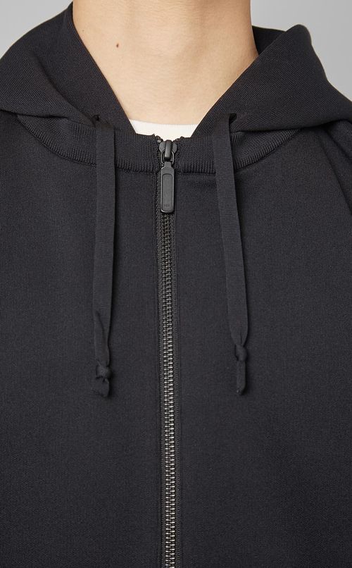 ジップフーデッドニット