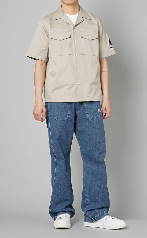 デニムジャージパンツ