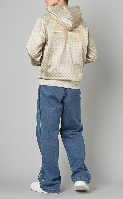 ジャガードナンバリングパーカー