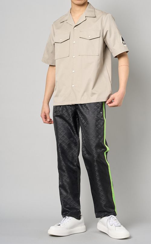 ジャガードラインパンツ