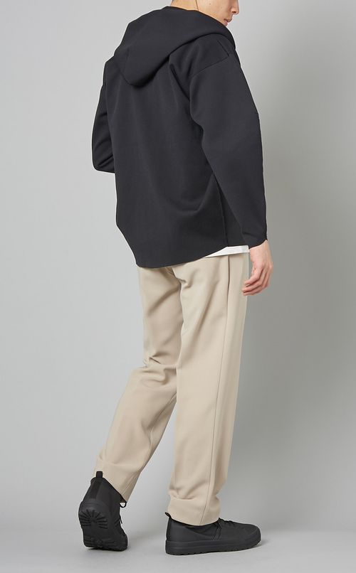 ジップフーデッドニット