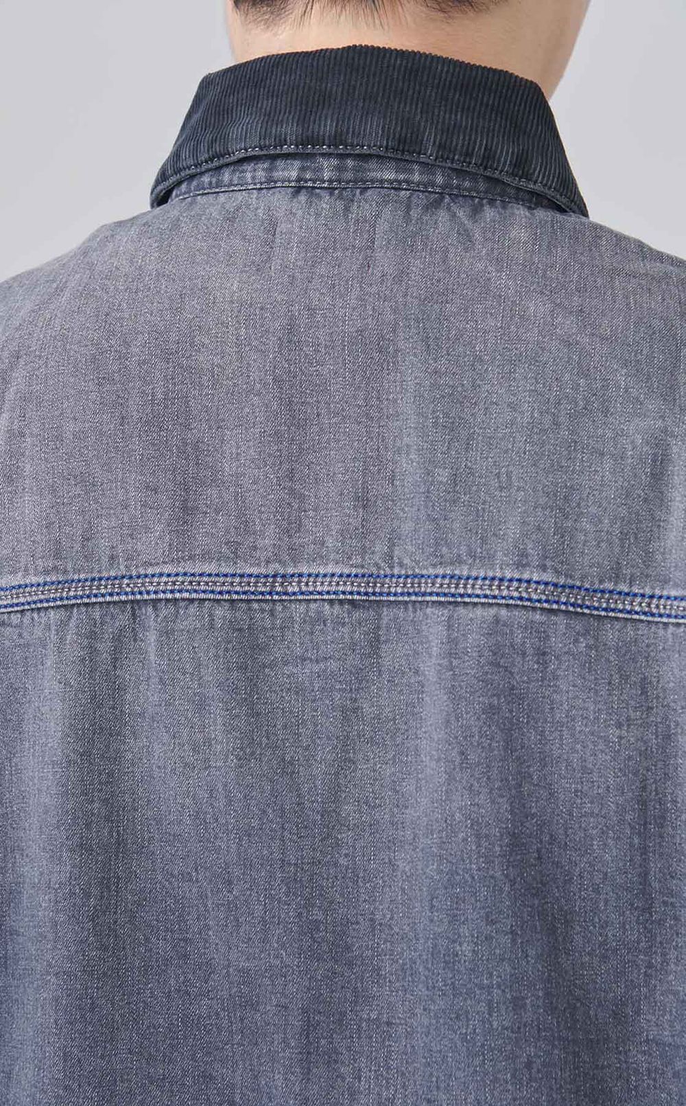 ブラックデニムカバーオール