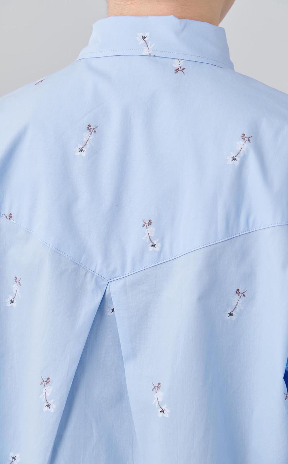 ボーンフラワーショートシャツ