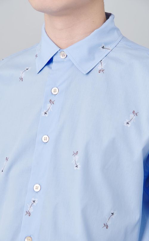 ボーンフラワーショートシャツ