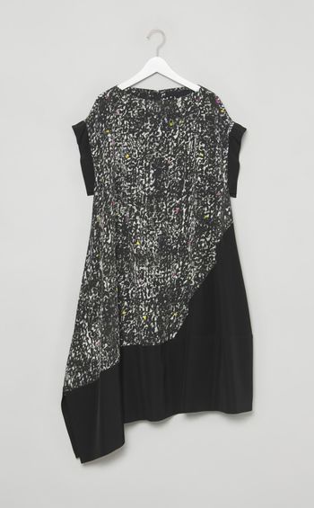 プリントアシメトリードレス