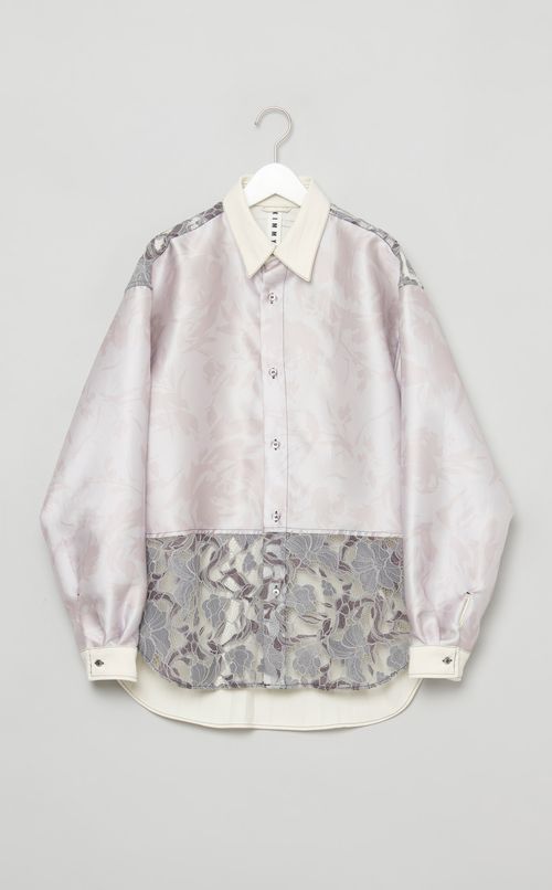 【reADdress】パッチワークロングスリーブシャツ