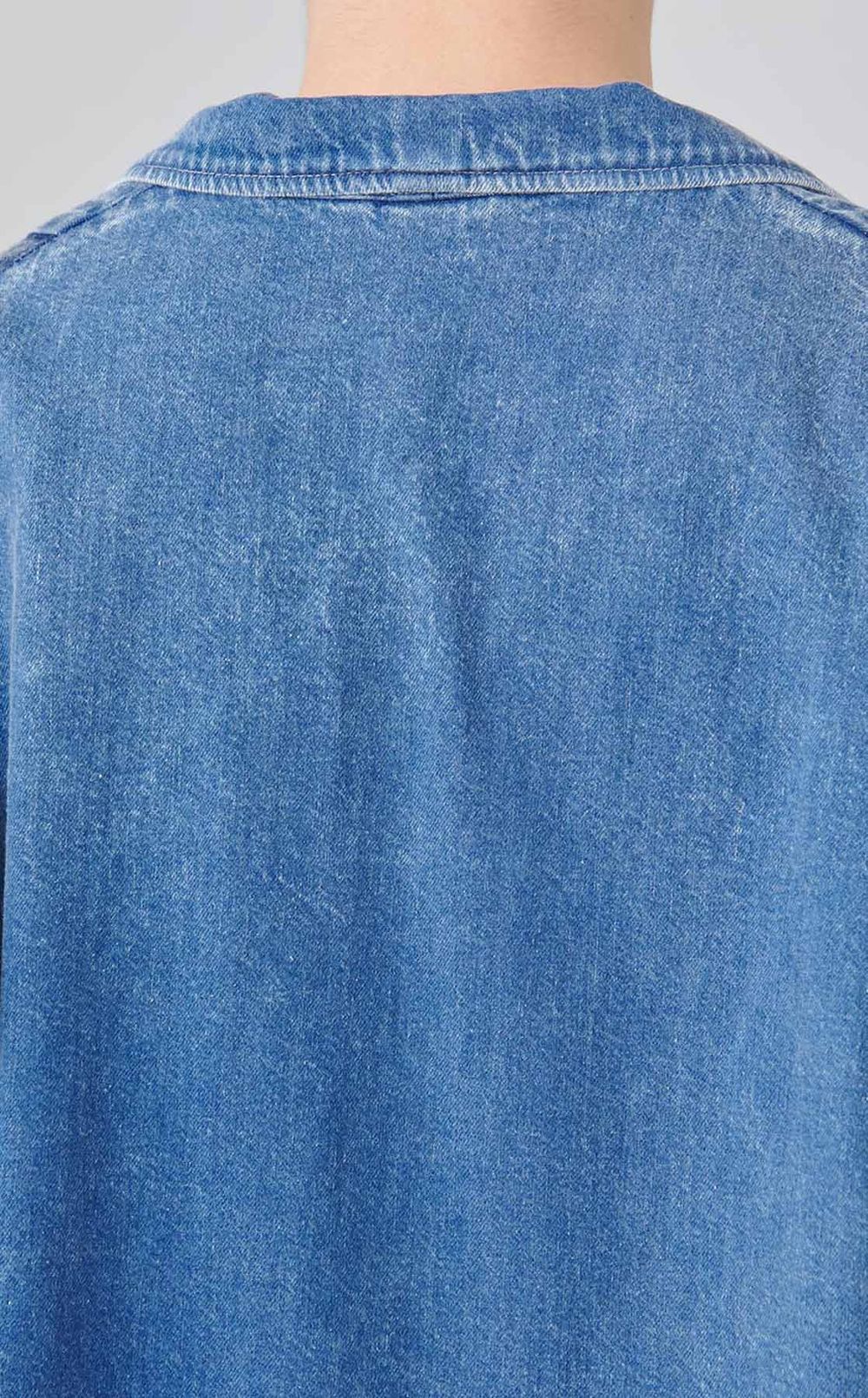 ジオメトリックデニムジャケット