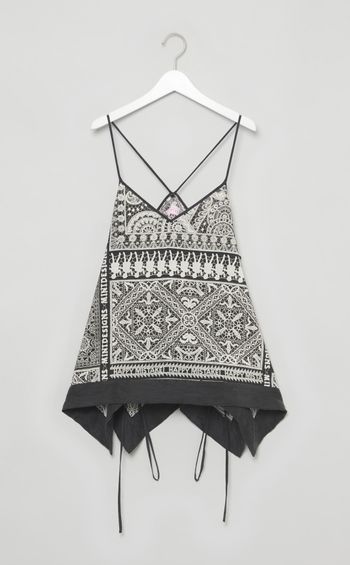 レースコラージュプリントキャミソール