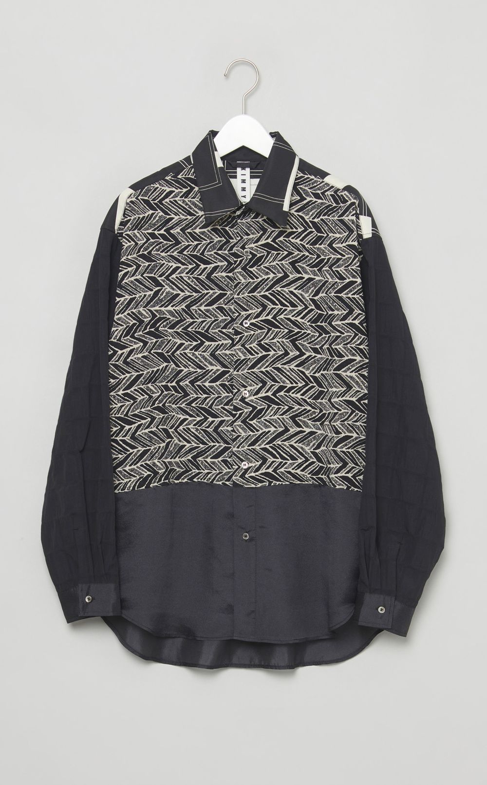 【reADdress】パッチワークロングスリーブシャツ