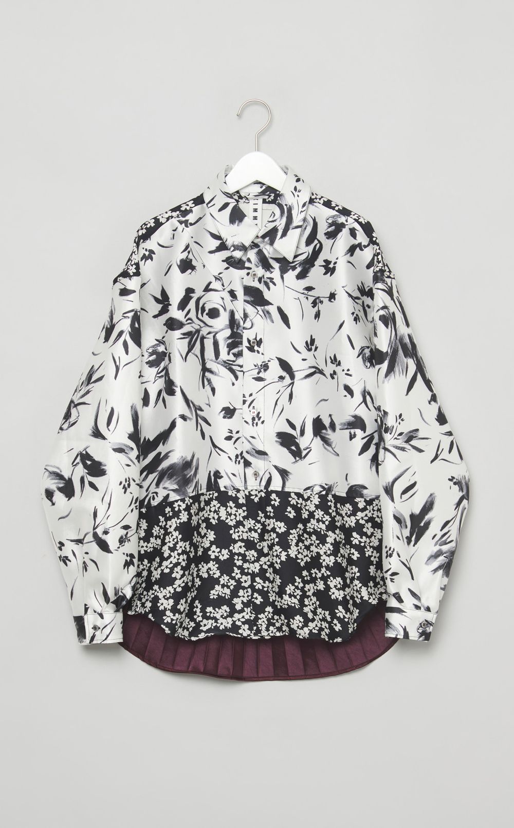 【reADdress】パッチワークロングスリーブシャツ