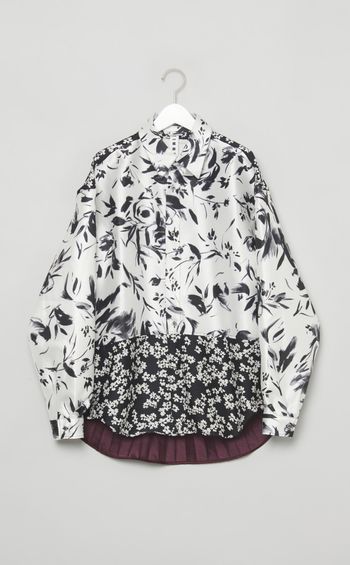 【reADdress】パッチワークロングスリーブシャツ