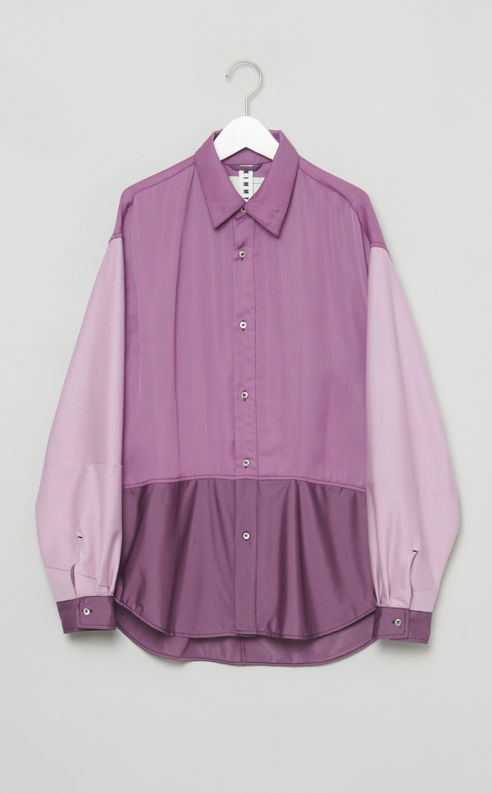 【reADdress】パッチワークロングスリーブシャツ