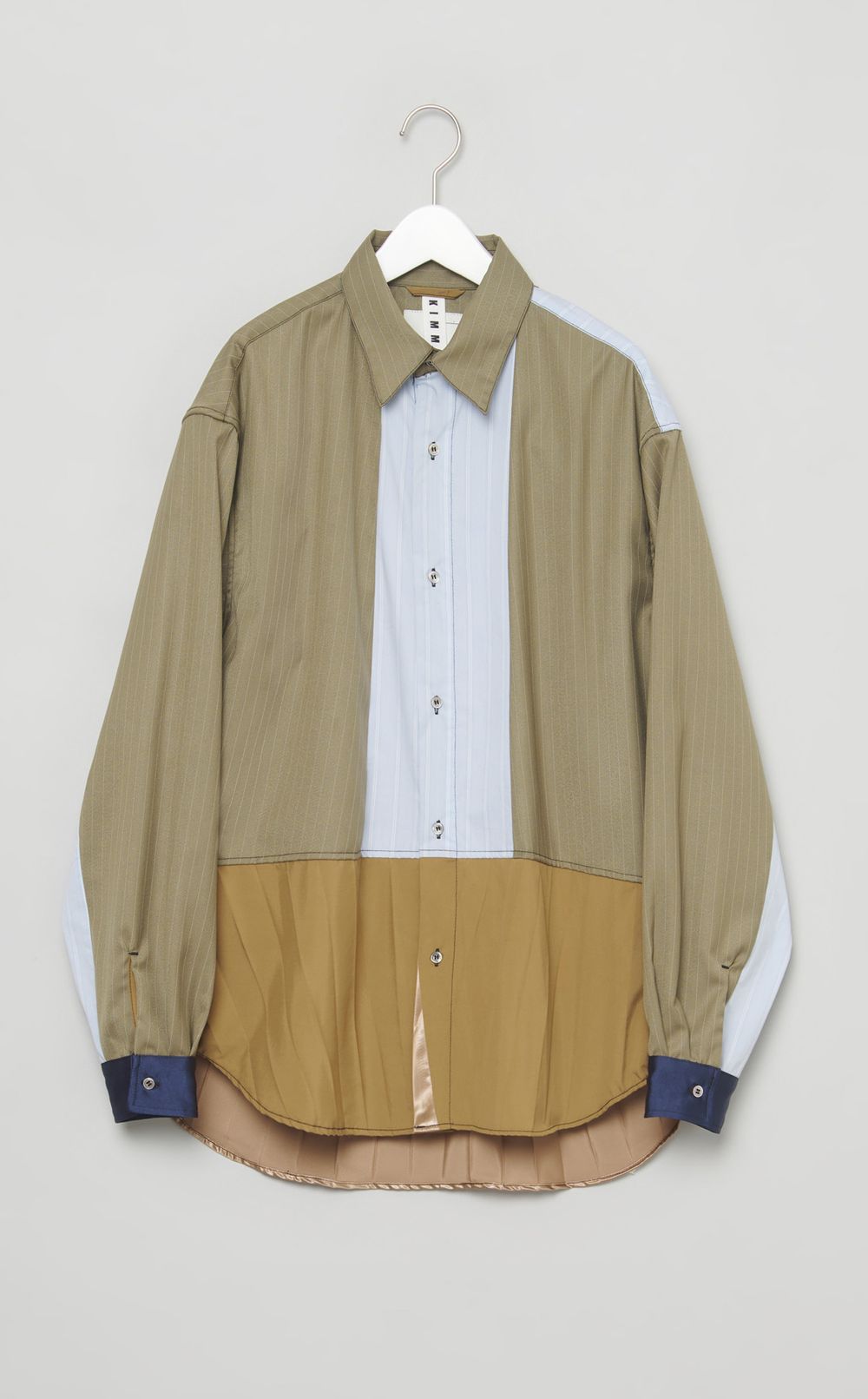 【reADdress】パッチワークロングスリーブシャツ