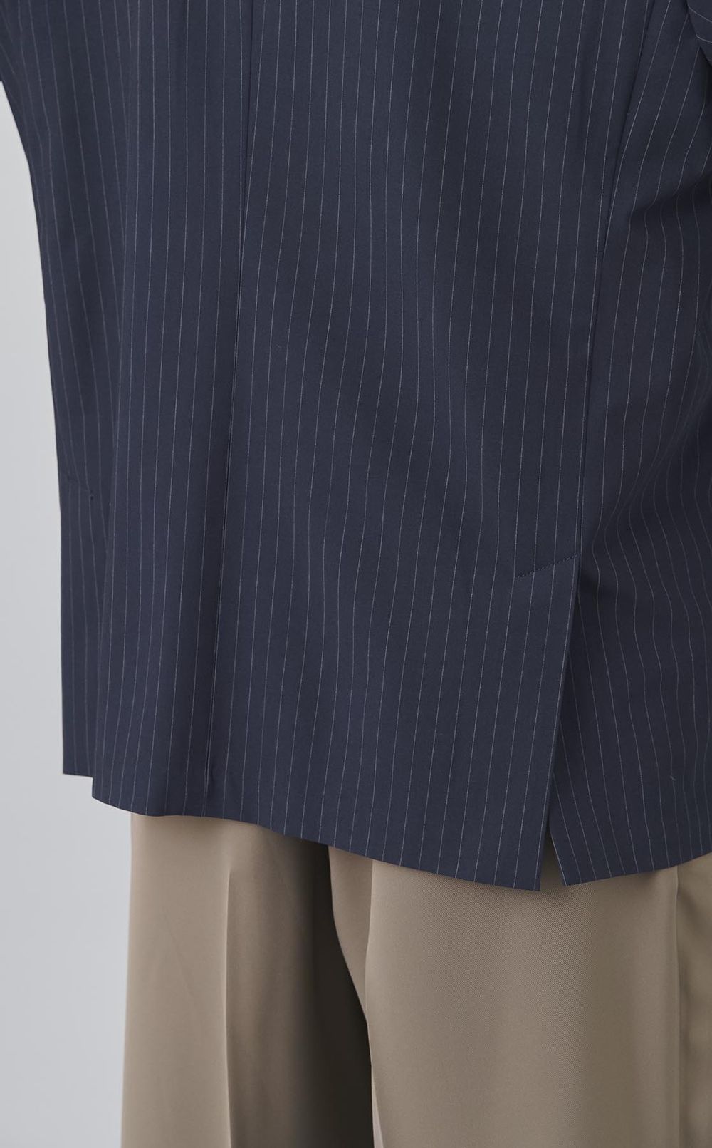 ストライプダブルブレストジャケット