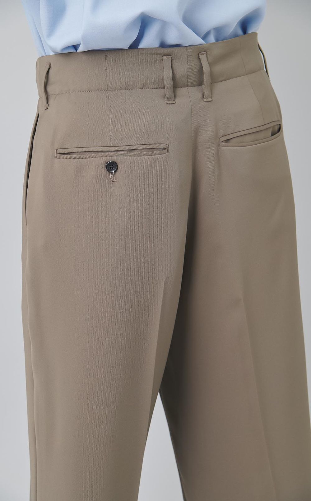 ドレープダブルタックパンツ