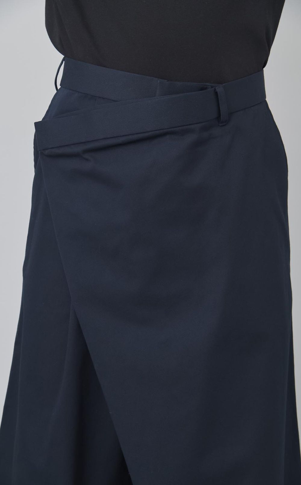 ラップワイドチノパンツ