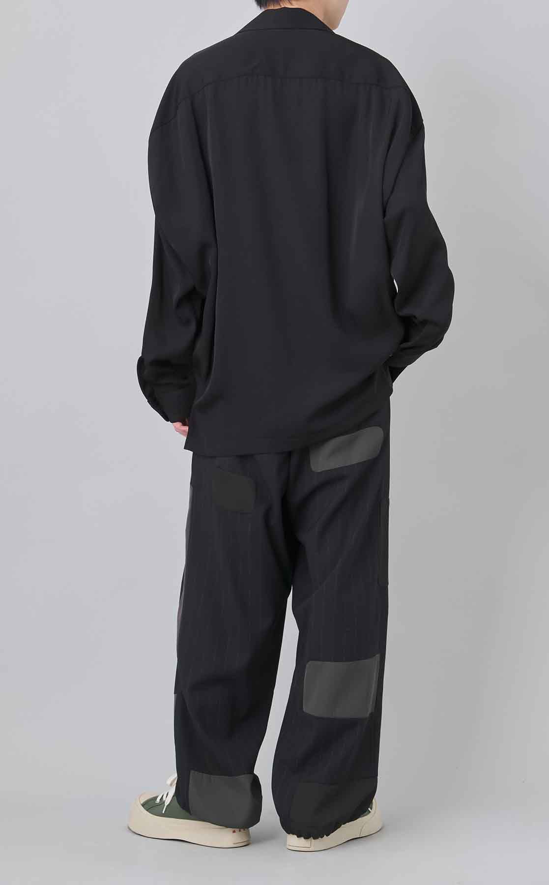 Maison MIHARA YASUHIRO｜アタッチドタイオープンカラーシャツ