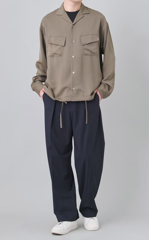 ストライプタックパンツ