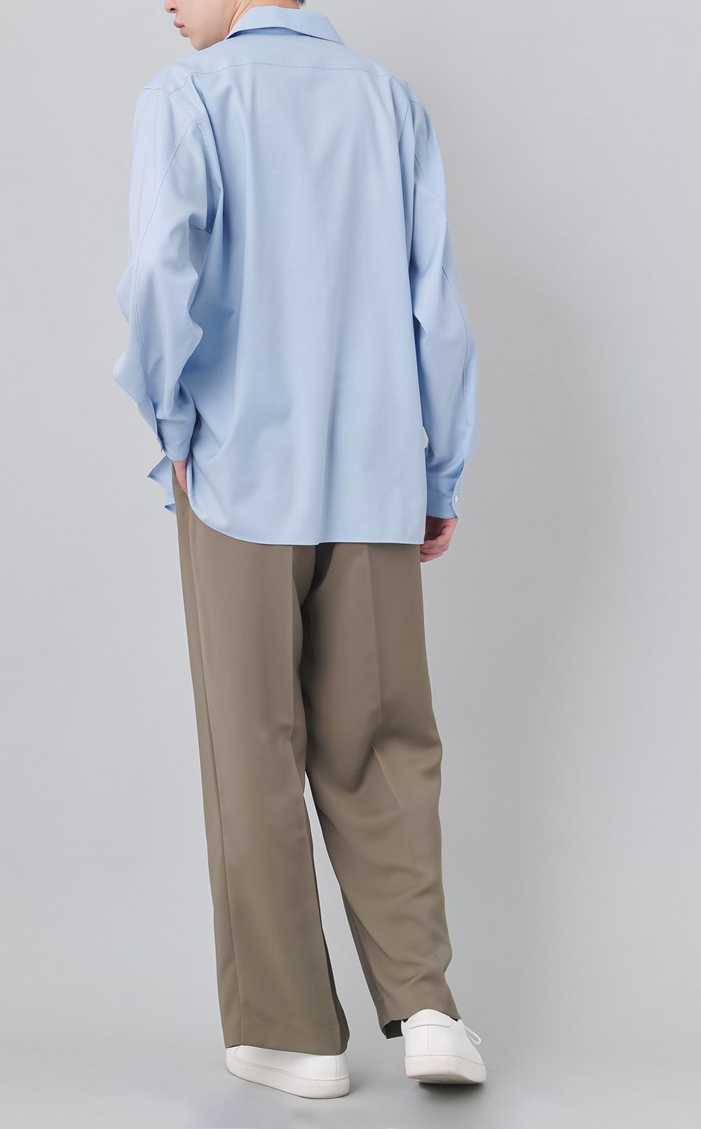 ドレープダブルタックパンツ