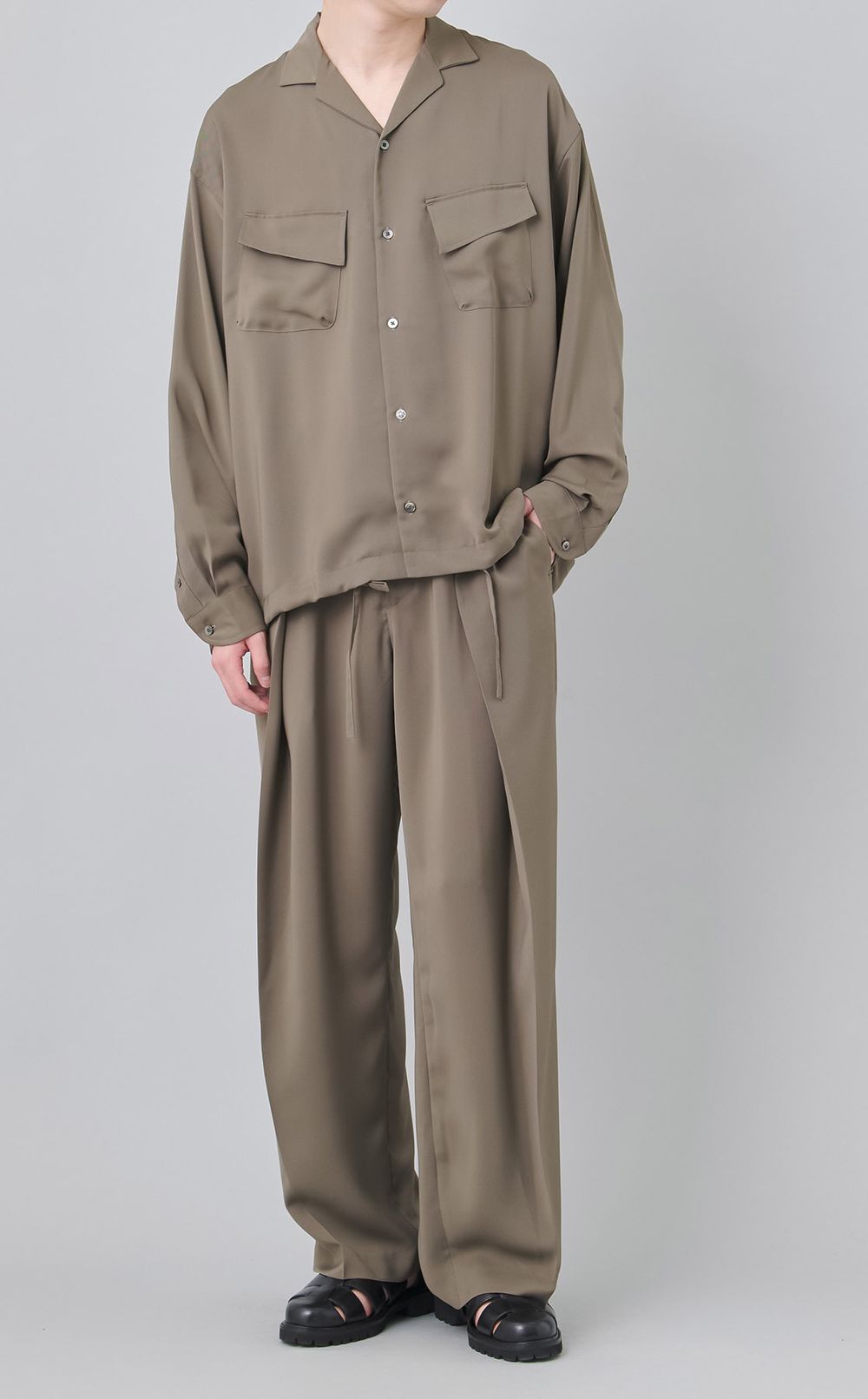 ドレープファティーグシャツ