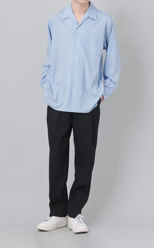 イタリアンオープンカラーシャツ