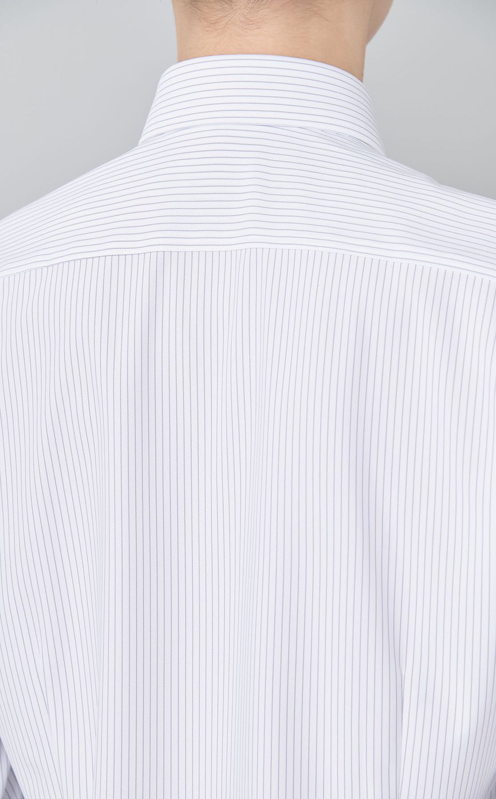 トリコットストライプボタンダウンシャツ