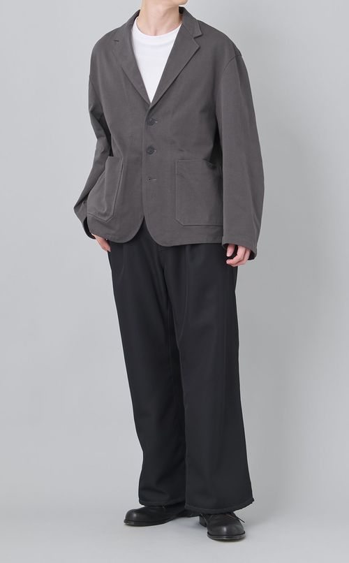 ワイドワンタックストレートパンツ