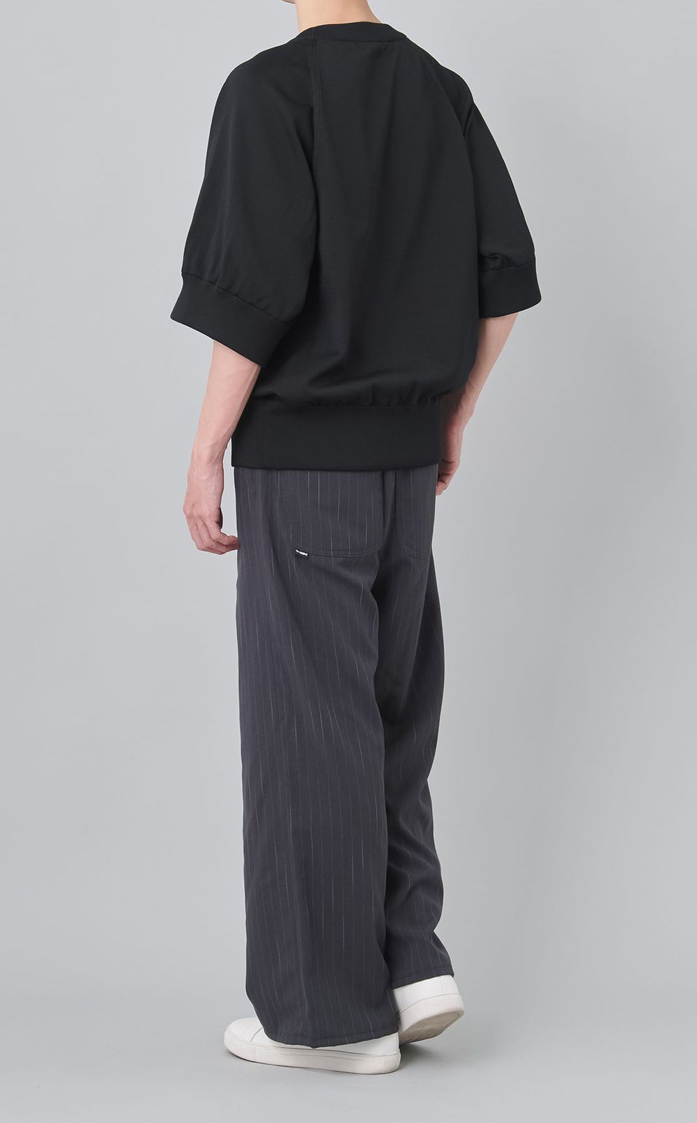 ラグランショートスリーブニット