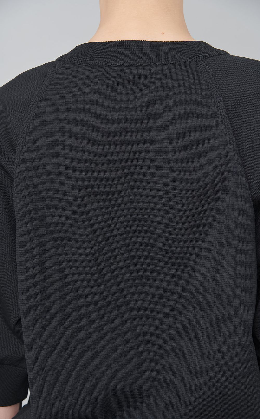 ラグランショートスリーブニット