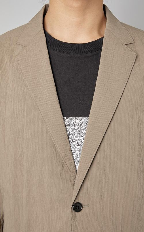 シアサッカーシングルジャケット