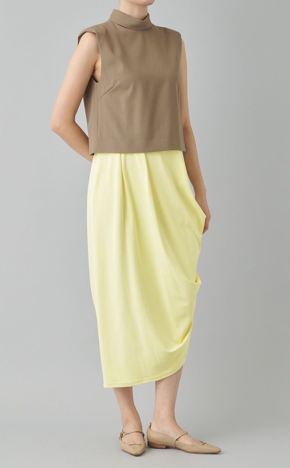 スムースドレープスカート