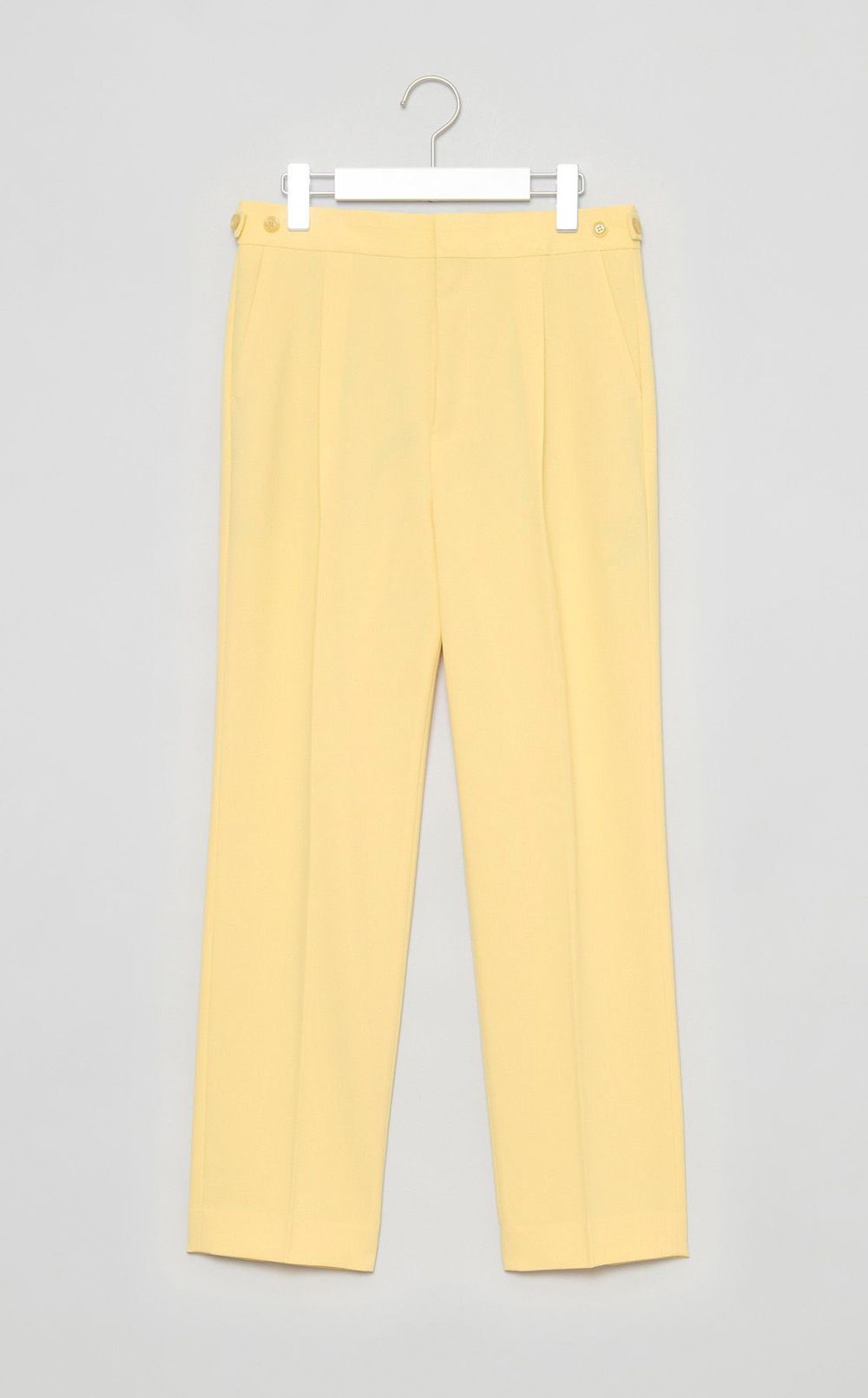 センタープレススリムスラックス