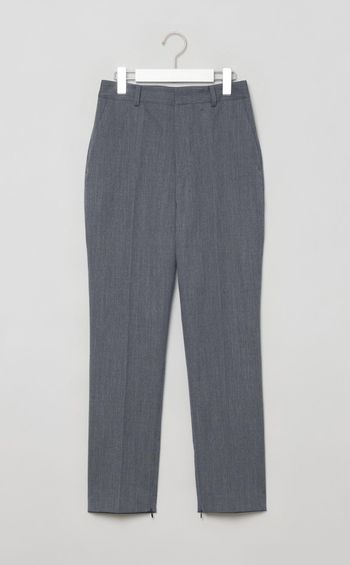 インサイドジップテーパードパンツ