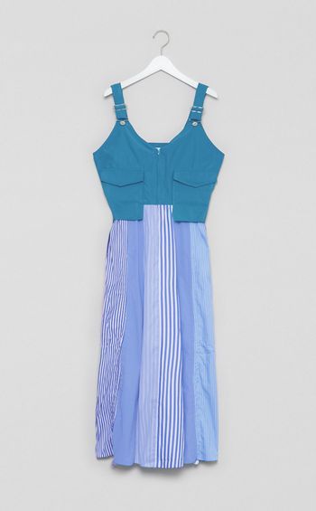 【reADdress】パッチワークジャンパースカート