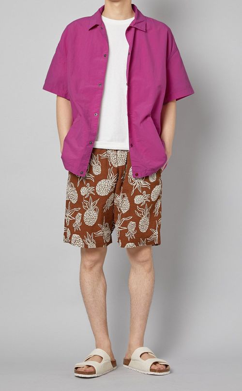 ナイロンオープンマウンパシャツ