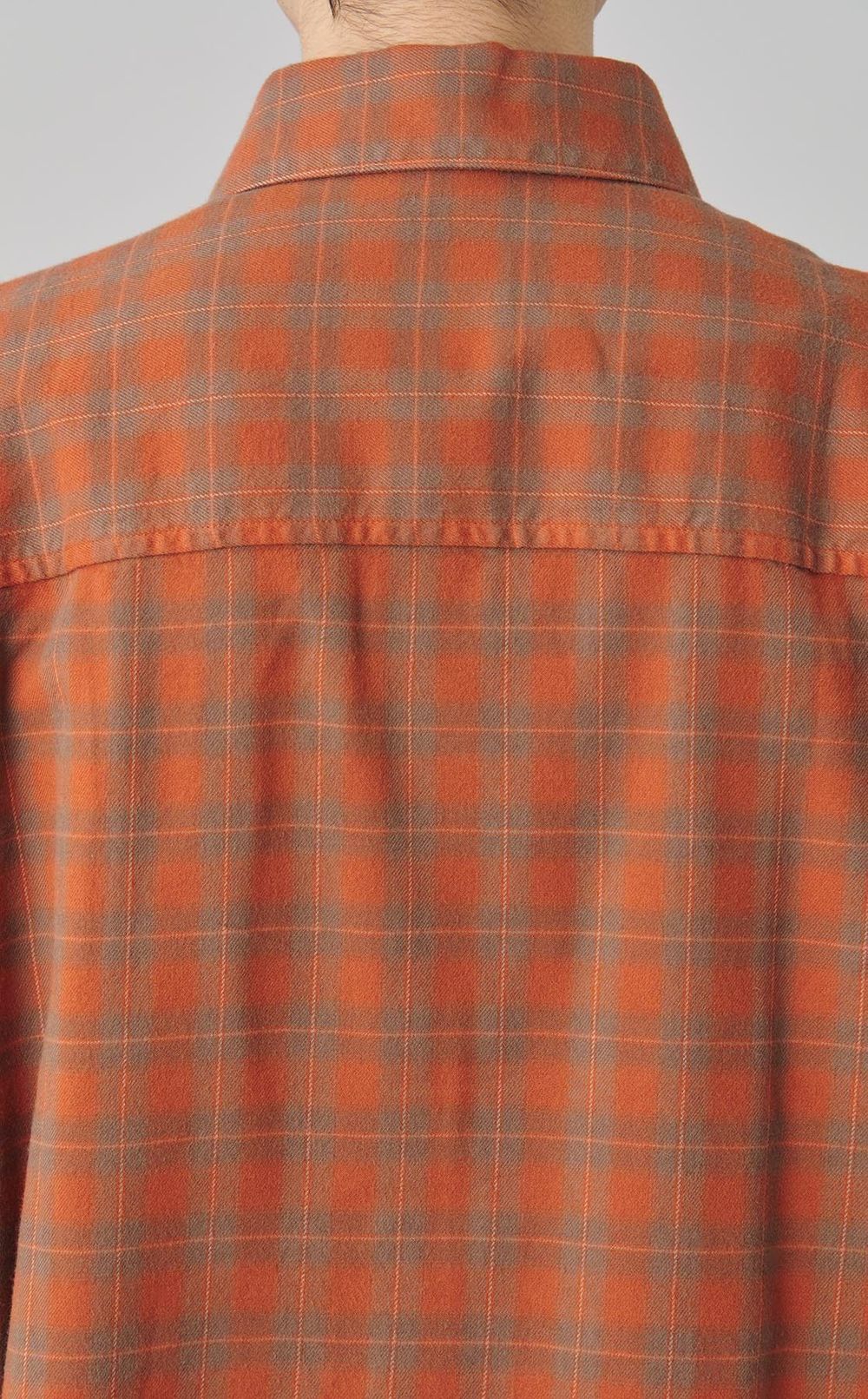 フランネルチェックレギュラーシャツ