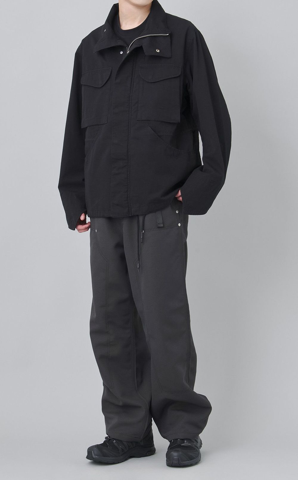 ダブルニーステッチカーペンターパンツ