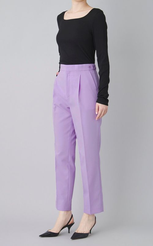 センタープレススリムスラックス