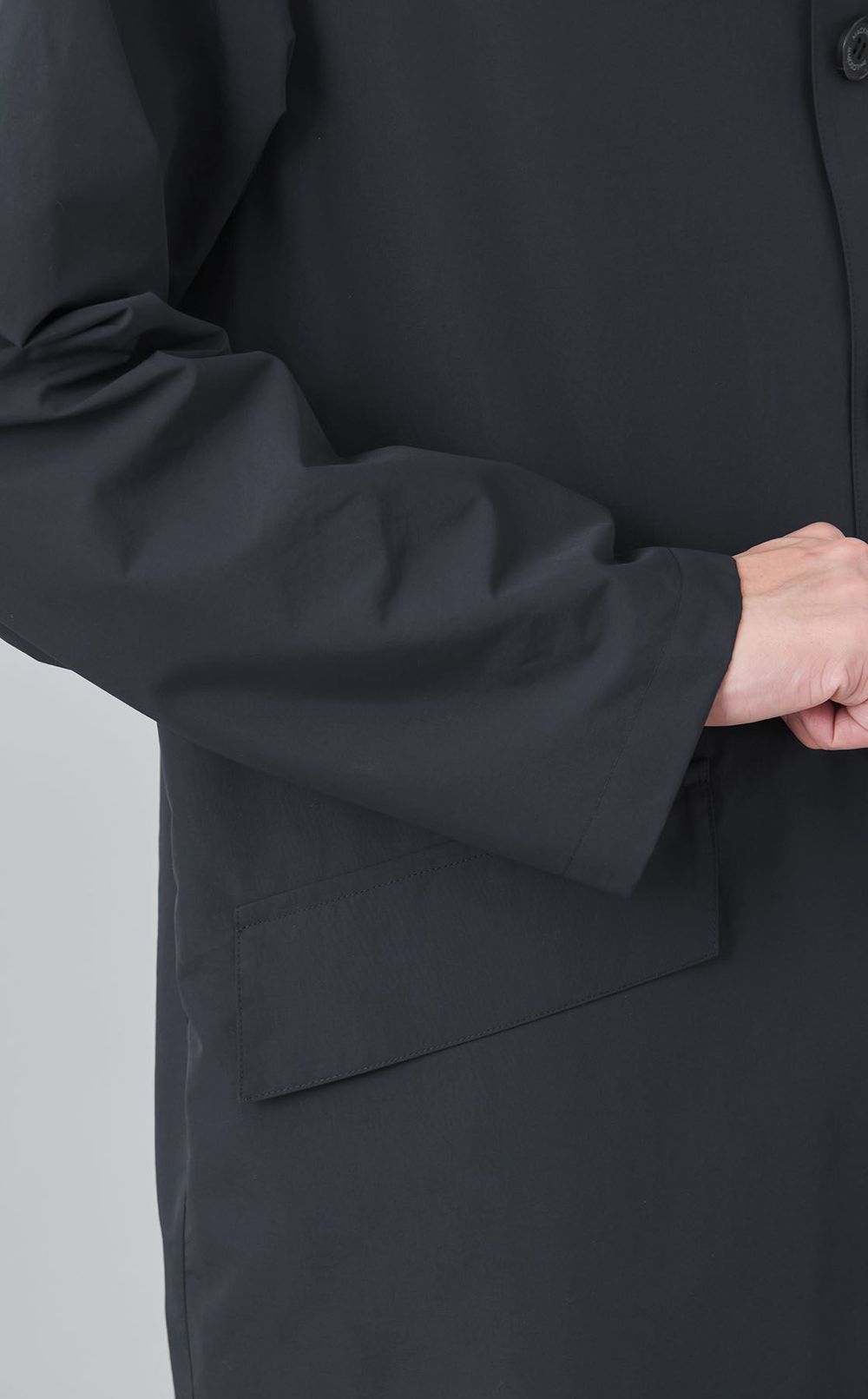 コットンライクタッサーコート