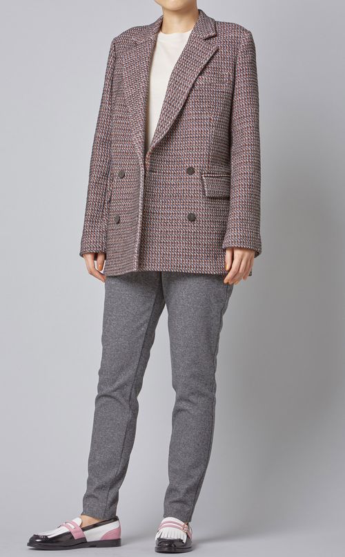 ツイードダブルブレストジャケット