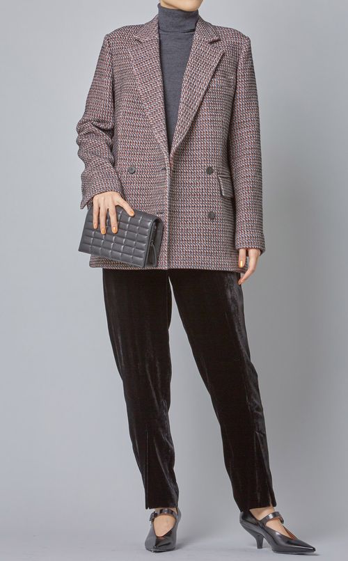 ツイードダブルブレストジャケット