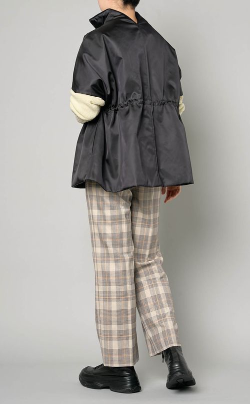 リバーシブルフロントジップジレ