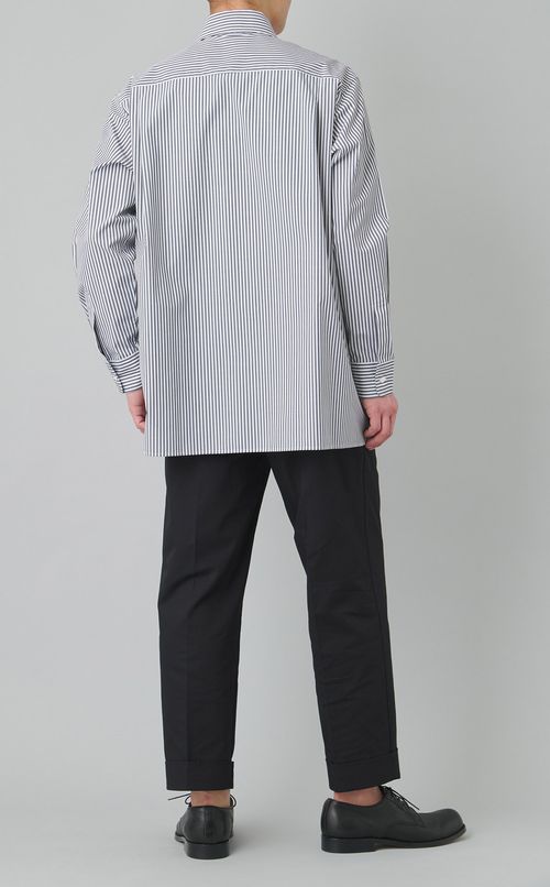 ストライプロングスリーブシャツ