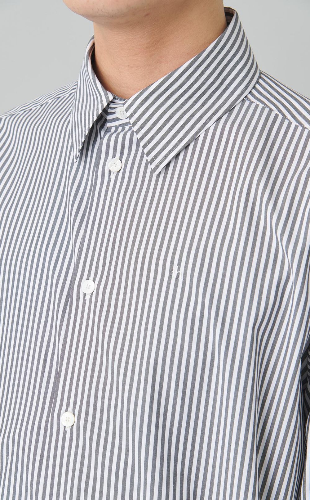 ストライプロングスリーブシャツ