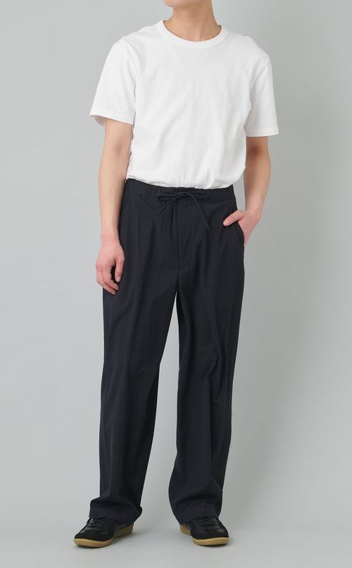 ストライプイージーパンツ