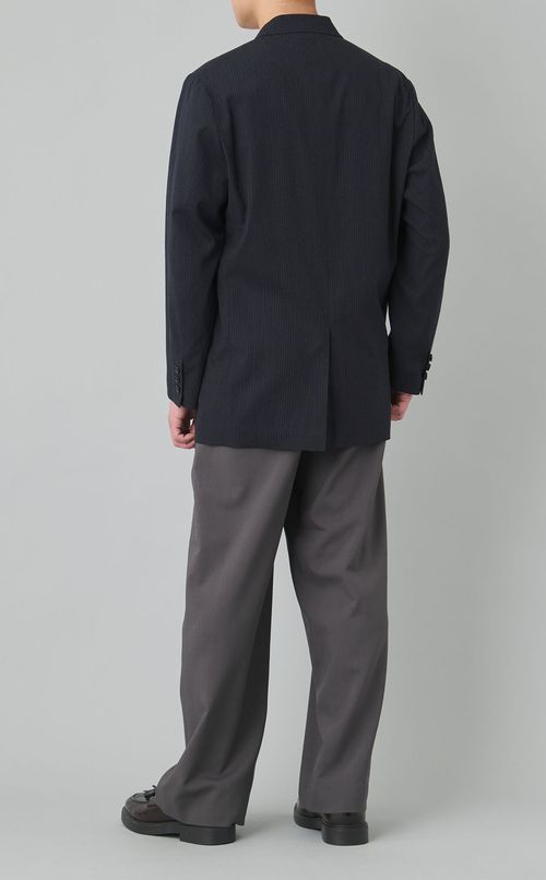 ストライプダブルブレストジャケット