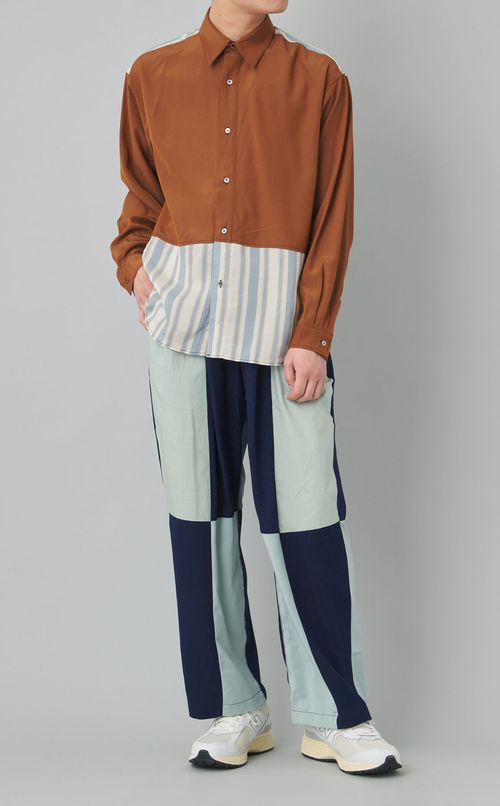 【reADdress】パッチワークイージーパンツ